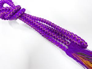 正絹　手組帯締め